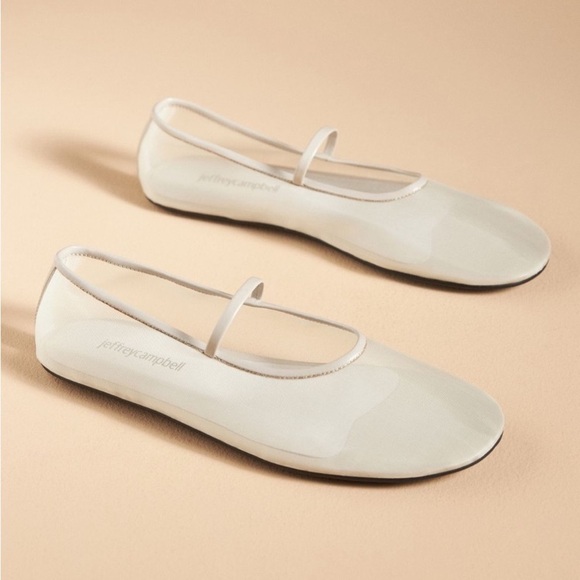 Jeffrey Campbell Shoes - NWB Jeffrey Campbell Swan Lake Mesh Flat Shoes Size 7